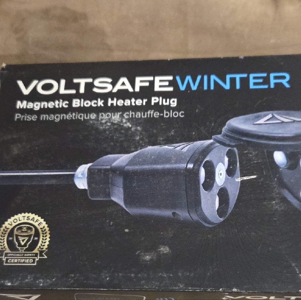 Magnetic Block Heater Plug - Black